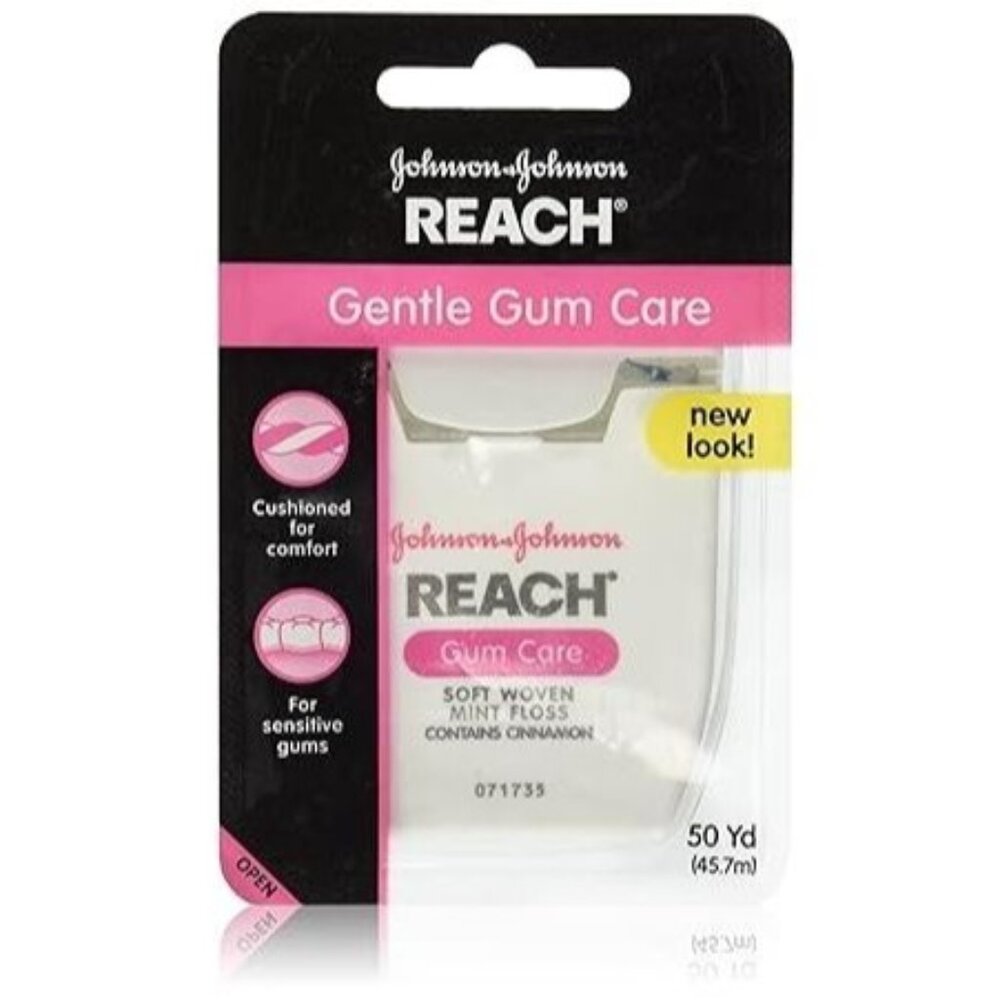 Reach Gentle Gum Care Cinnamon Mint Dental Floss 50 yd. Discontinued Rare